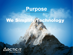We simplify technology