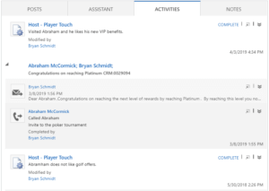 Player Activity Dashboard in Player 365