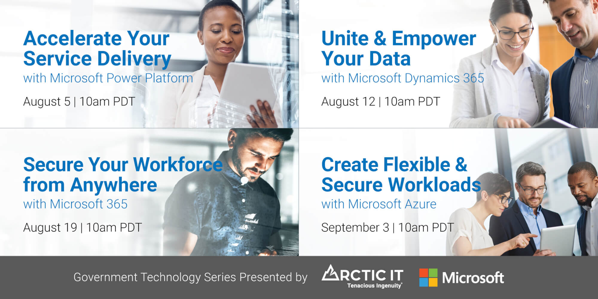 Government Technology Webinar Series with Microsoft