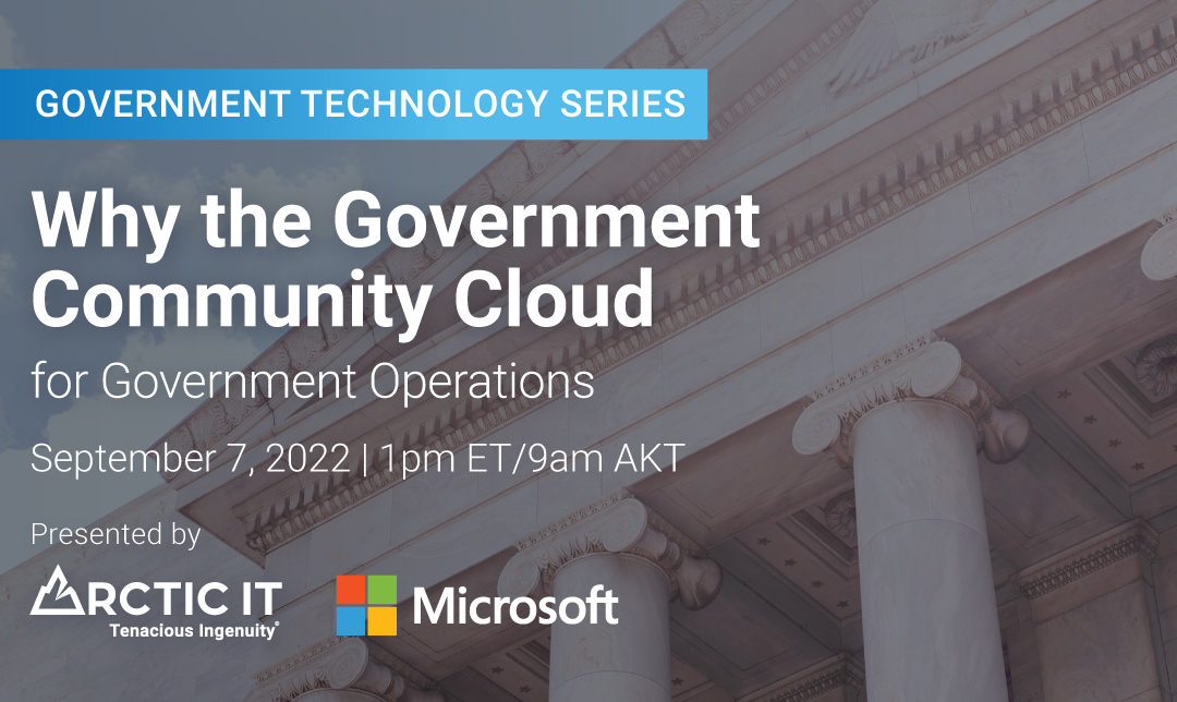 Why the Government Community Cloud