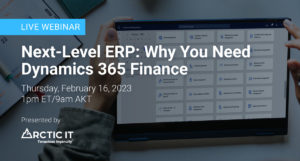 ERP Webinar 2023 on Dynamics 365 Finance