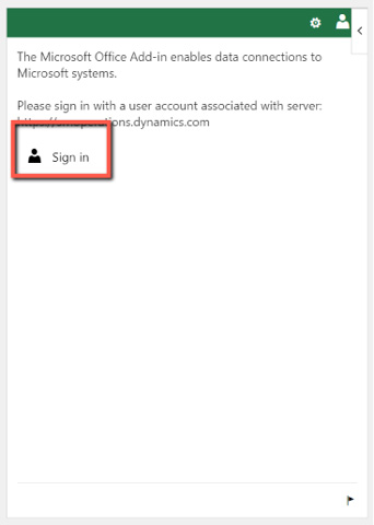 Sign in to Microsoft Office Add-In