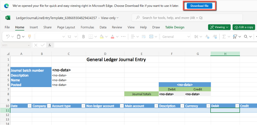 Download File from Excel Web App