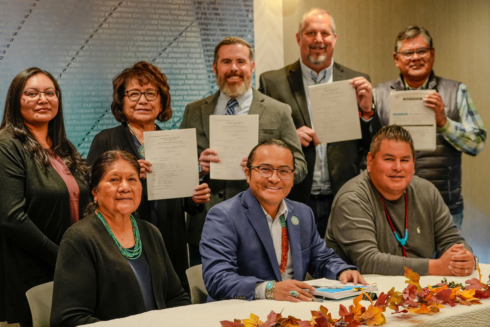 Navajo Nation ERP Contract Signing