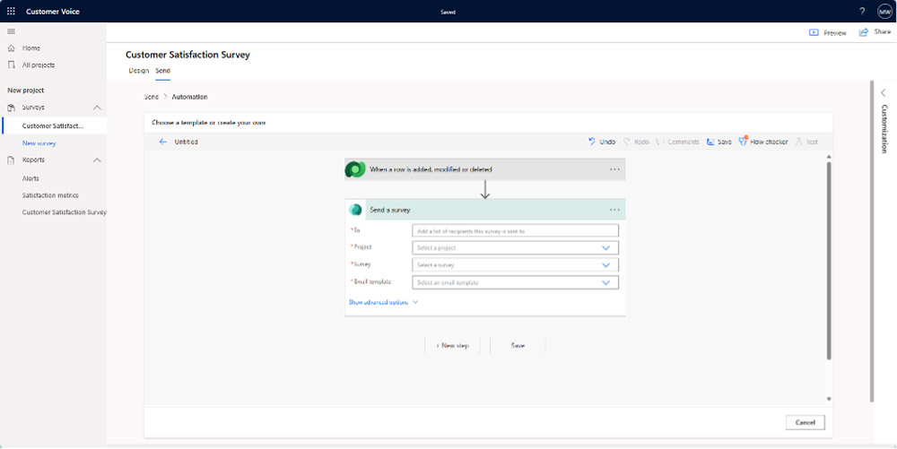Send a Survey with Power Automate