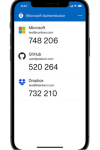 Microsoft Authenticator app