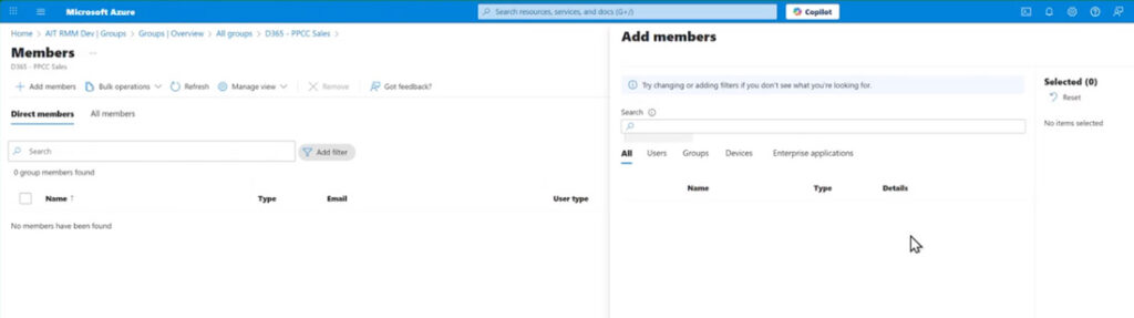 Assigning Members in Entra ID