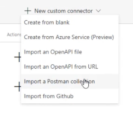 API import dropdown