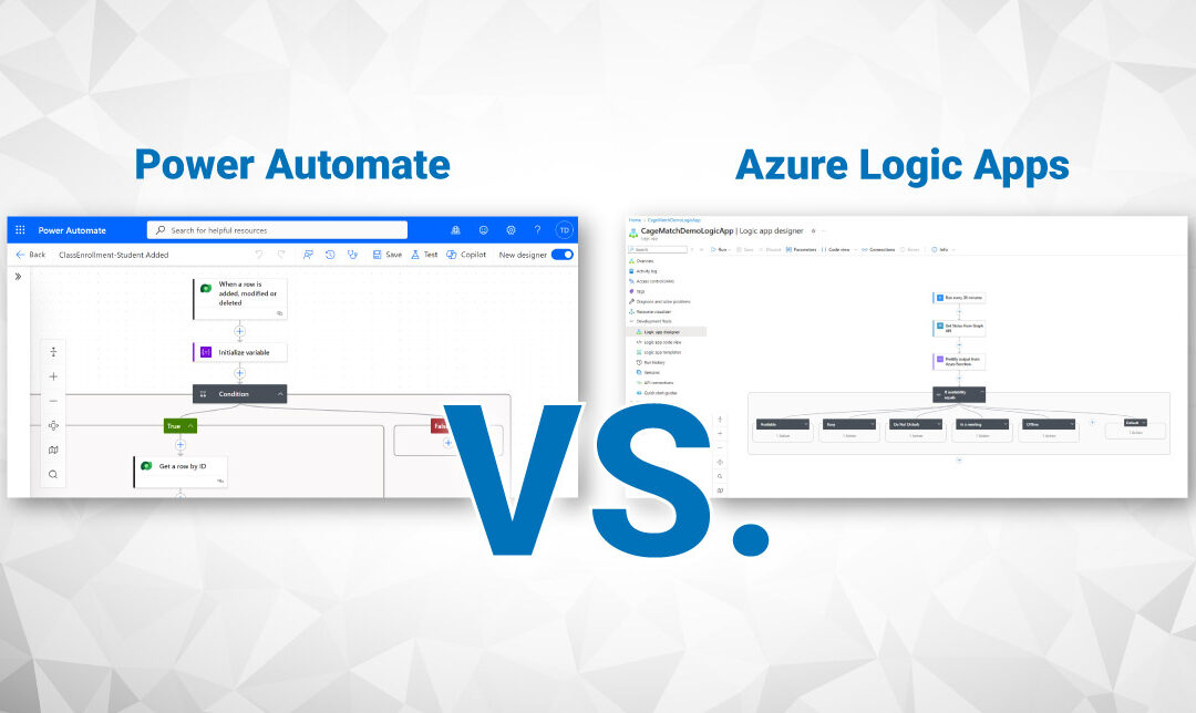 Power Automate vs. Azure Logic Apps: How to Choose the Right Automation Tool